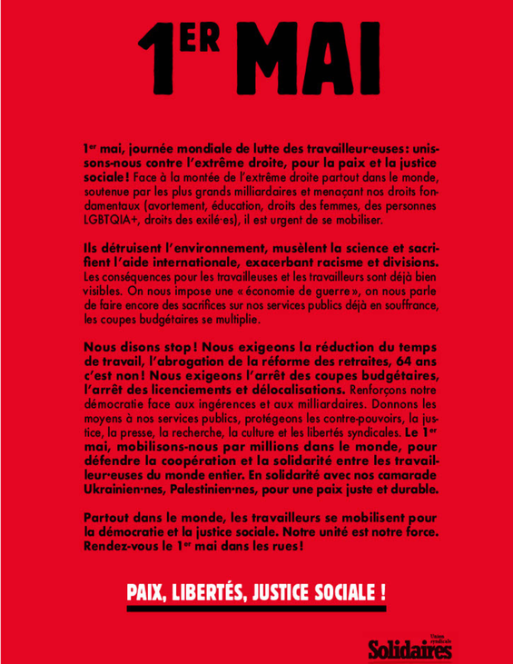 1er mai appel n°112