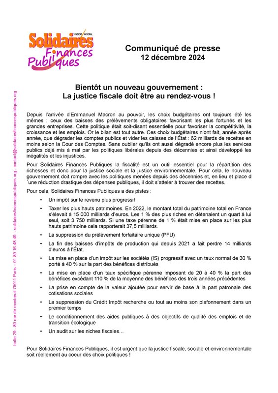 241212_CP_SolidairesFinancesPubliques_bientot-un-nouveau-gouvernement-la-justice-fiscale-doit-etre-au-rendez-vous_rectangle-opti