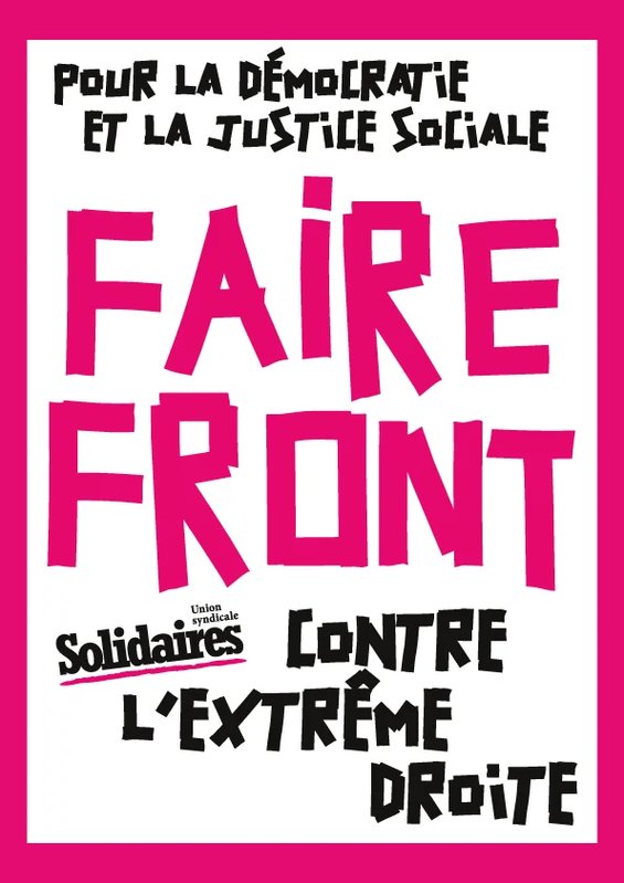 AfficheFaireFrontContreExtrêmeDroite17Juin2024