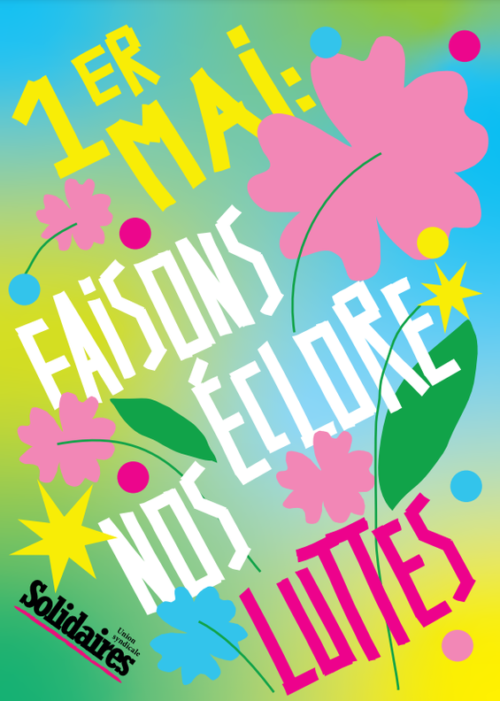 affiche 1er mai couleur