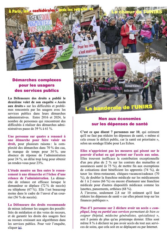 Note Unirs 135 novembre 2025 2