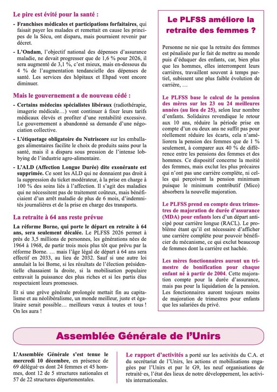 Note Unirs 136 décembre 2025-2