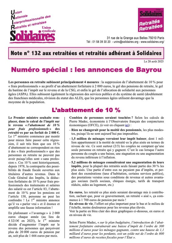 Note Unirs 28 aout 2025 1