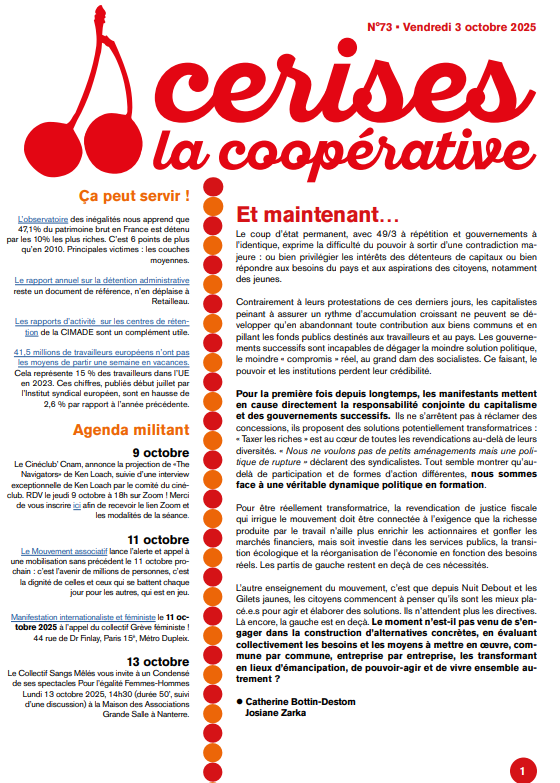cerises octobre 2025