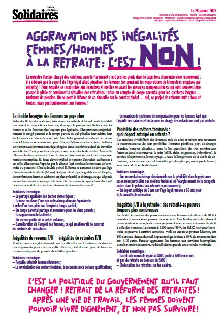 femmes retraites