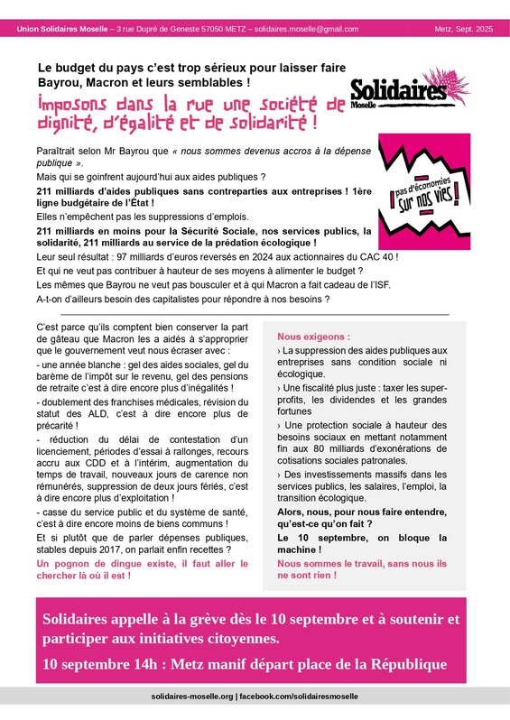 tract 10 septembre mis en page avec rdv manif_Metz