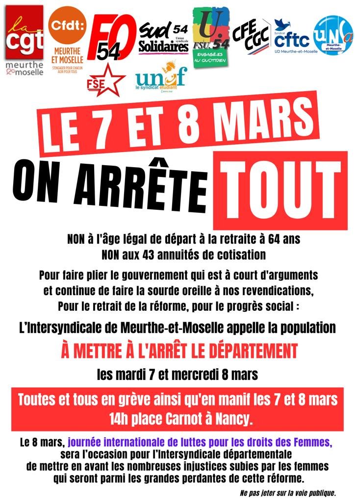 tract IS54 7 et 8 mars